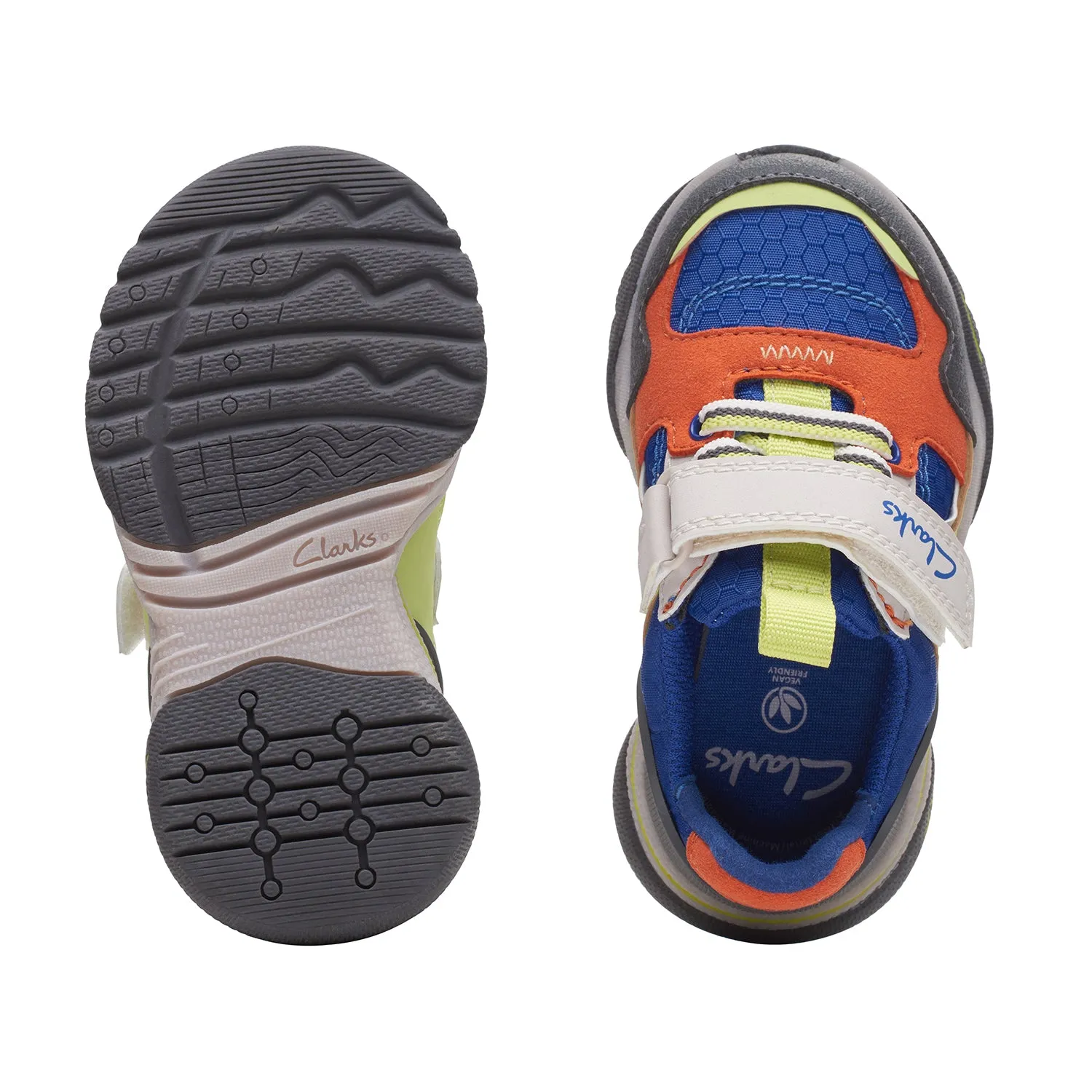 CLARKS BOYS FEATHER JUMP TODDLER (WIDE FIT)