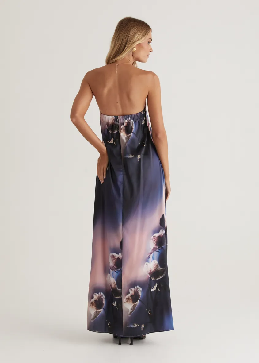 Claudia Strapless Maxi Dress - Orchid