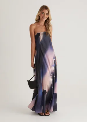 Claudia Strapless Maxi Dress - Orchid