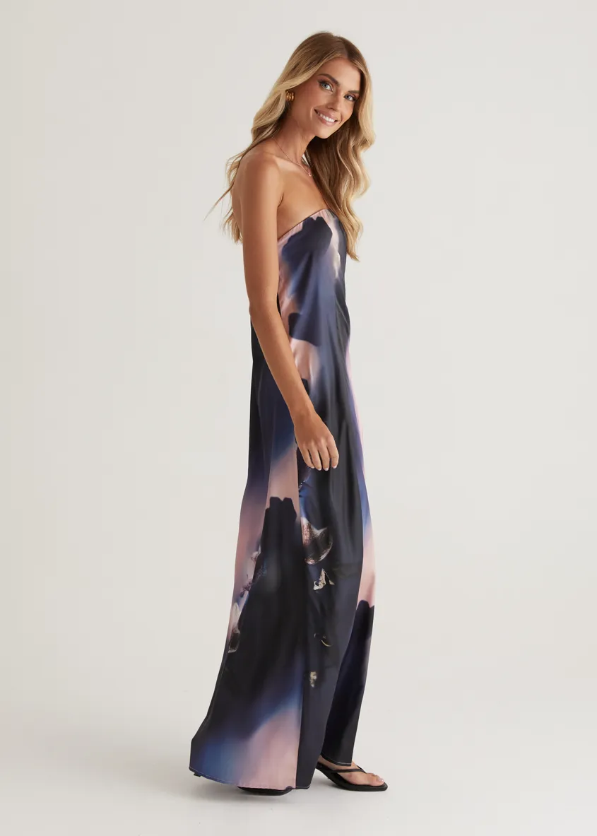 Claudia Strapless Maxi Dress - Orchid