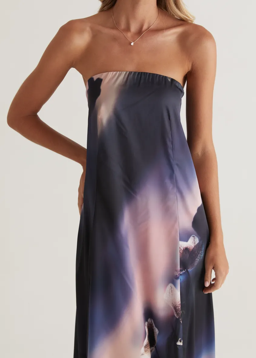 Claudia Strapless Maxi Dress - Orchid