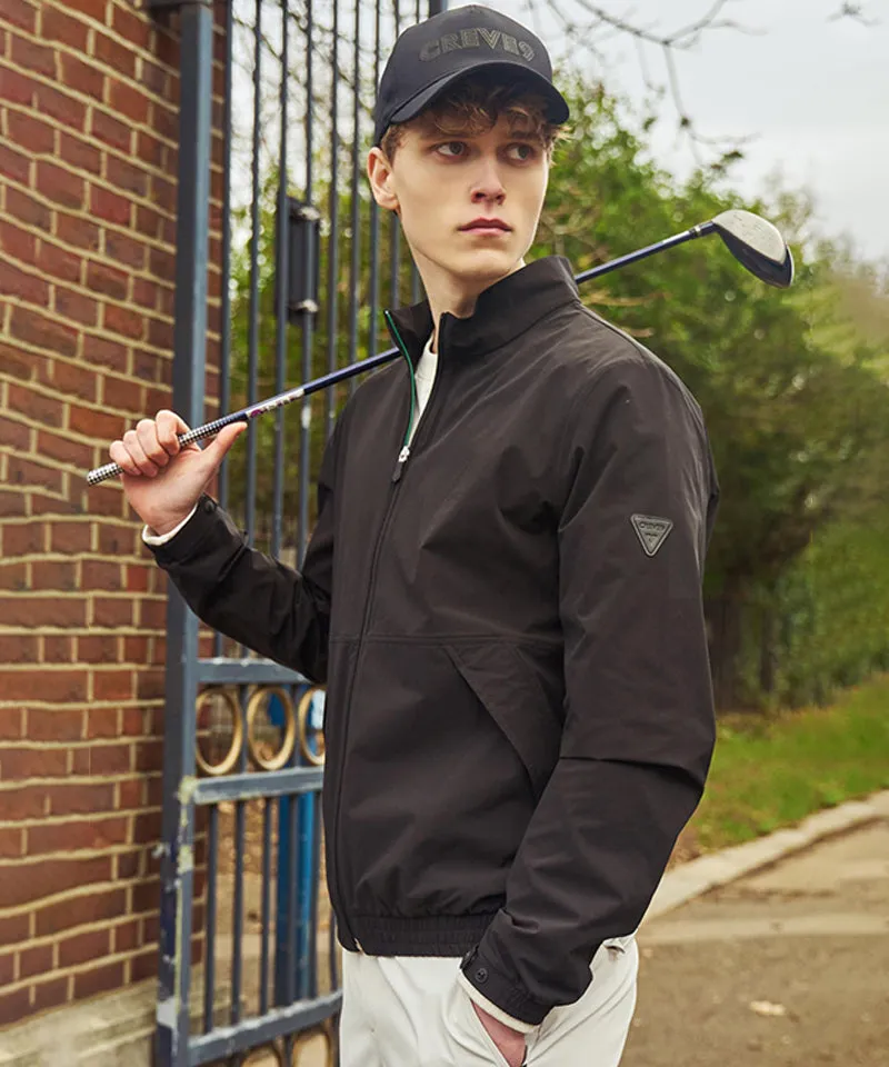 CREVE NINE: Men's Packable Swing Jacket - Black