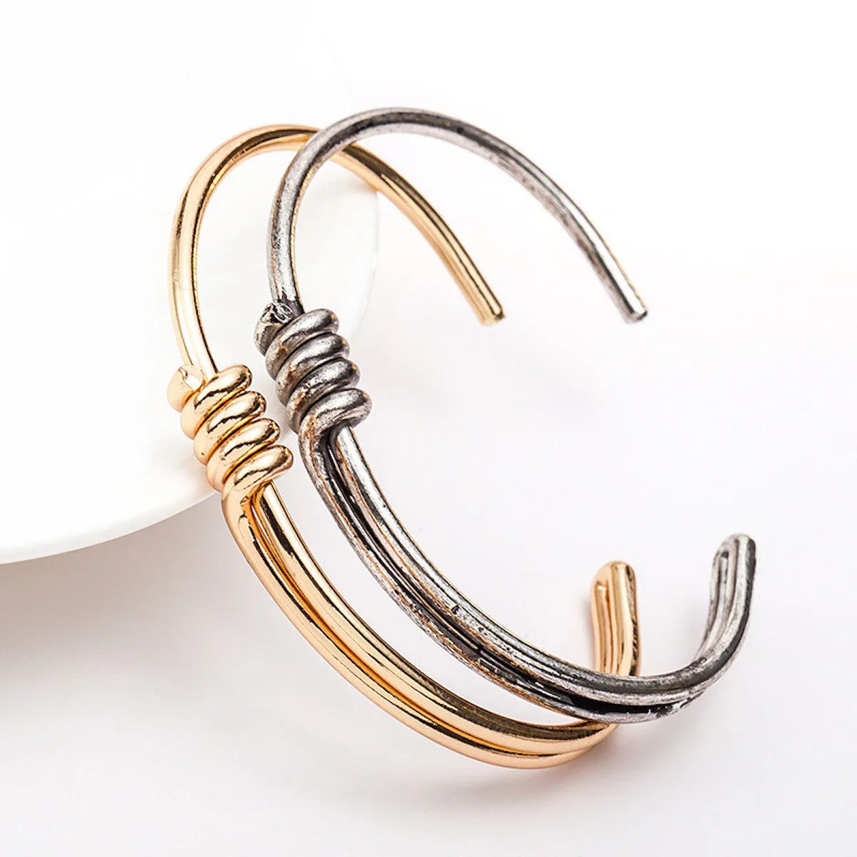 Cuff Bangle x Spiral