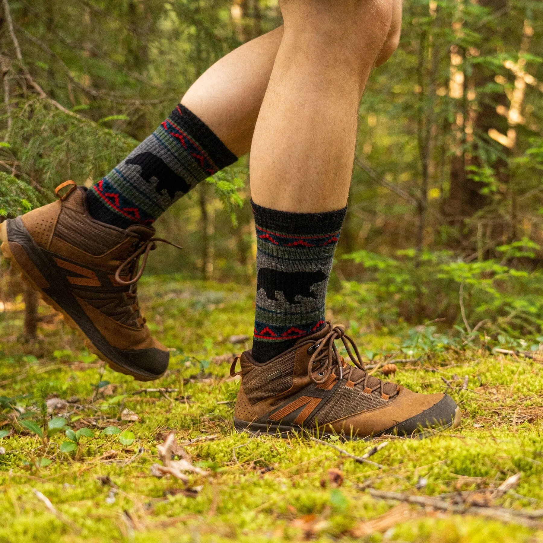 DARN TOUGH VANGRIZZLE BOOT MIDWEIGHT HIKING SOCK MEN'S