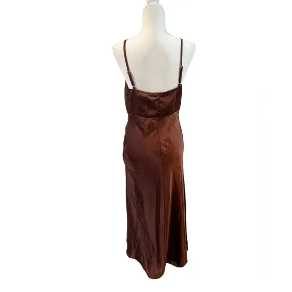 Elsa Midi Dress - Rust AU 14/ US 10