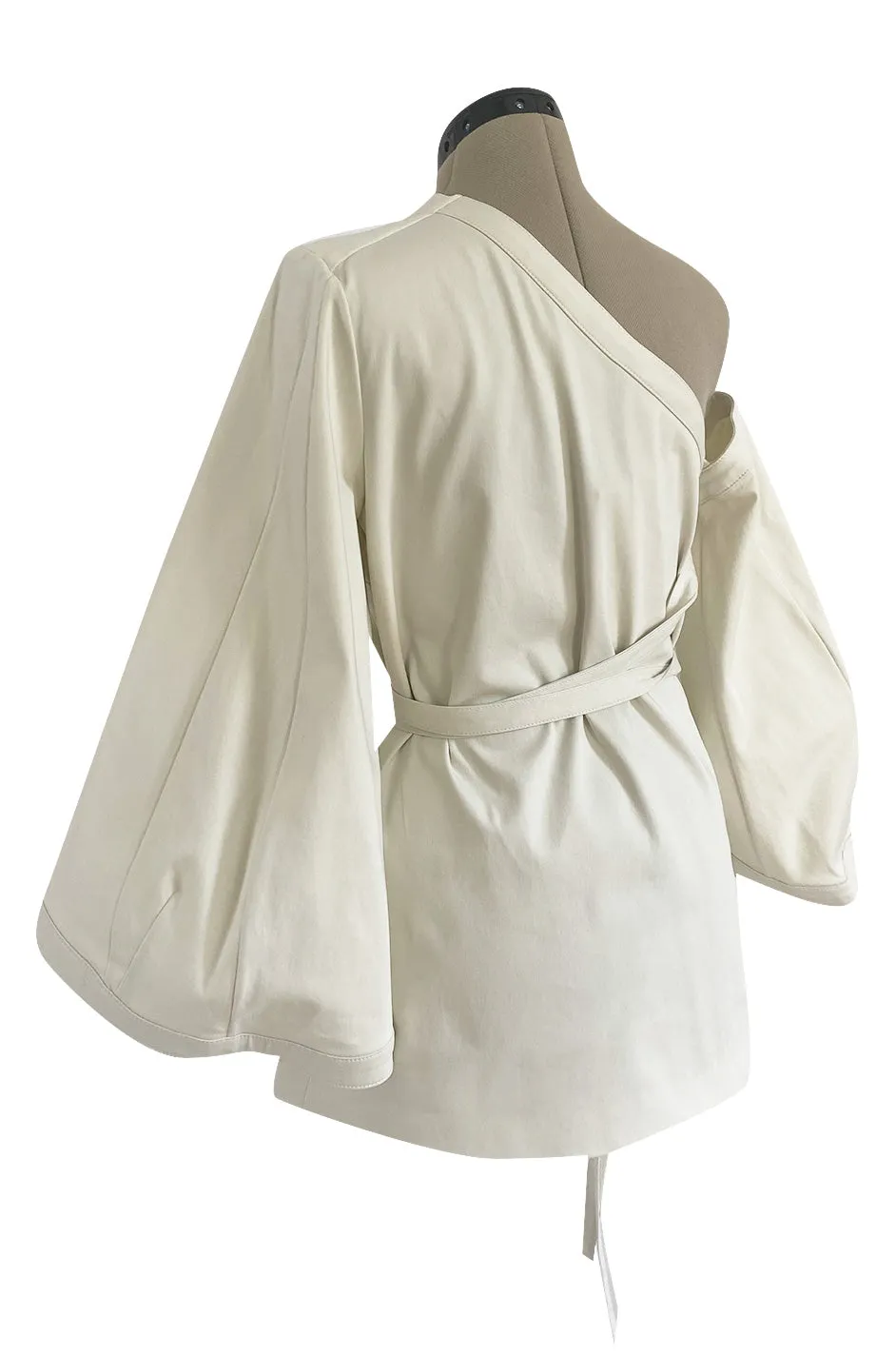 Fall 2016 Rosie Assoulin Convertible to One Shoulder w Removeable Sleeve Top