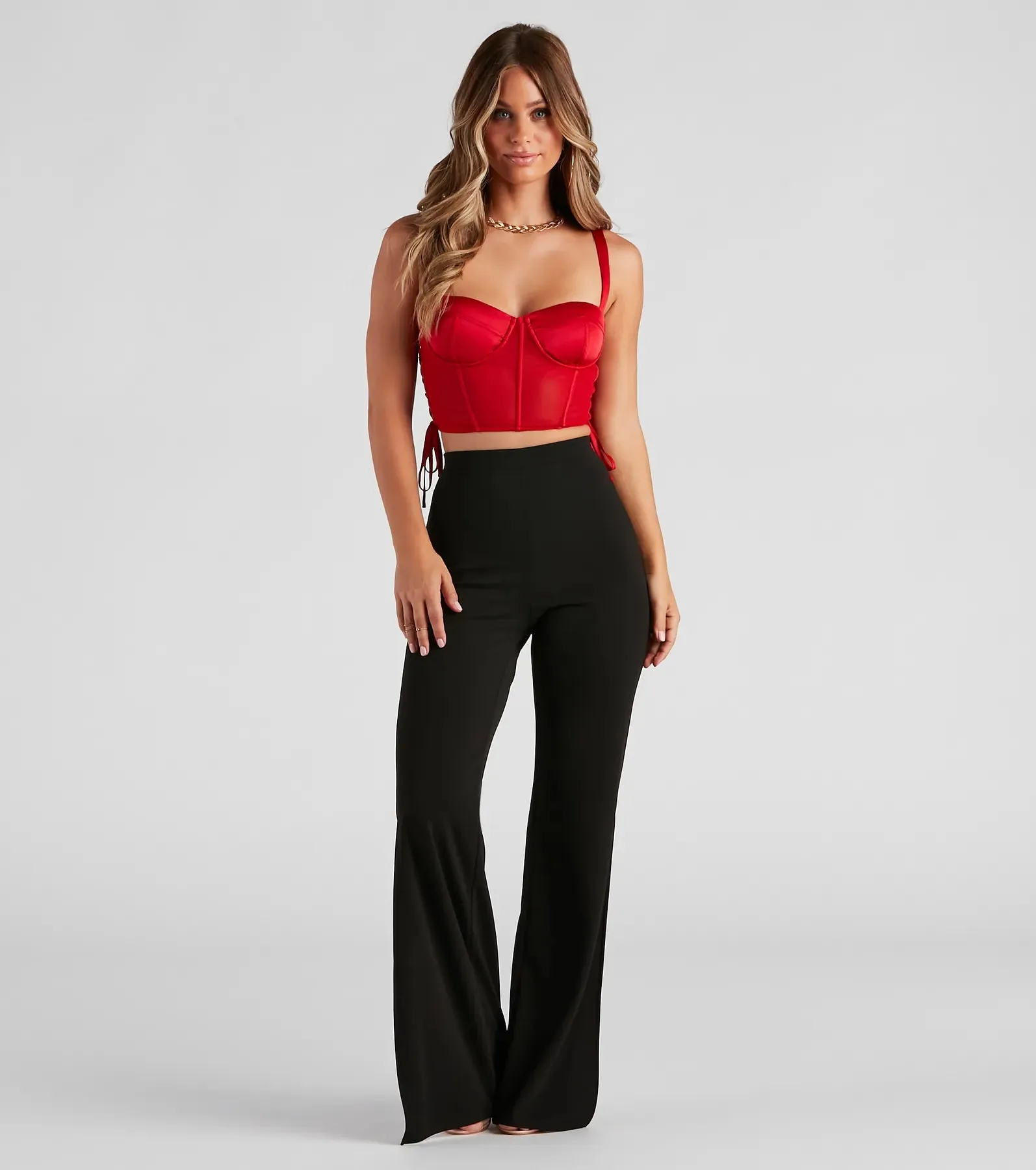 Fantasy Babe Lace-Up Bustier