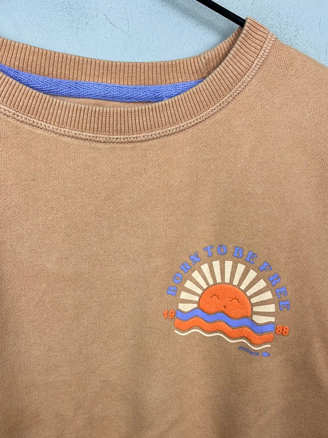 Fat Face apricot sweatshirt 11-12y