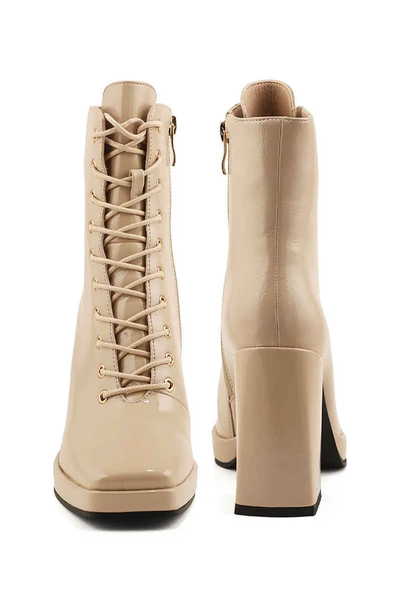 Formal Long Shoes I53086-Beige