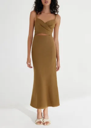 Frankie Midi Dress - Olive