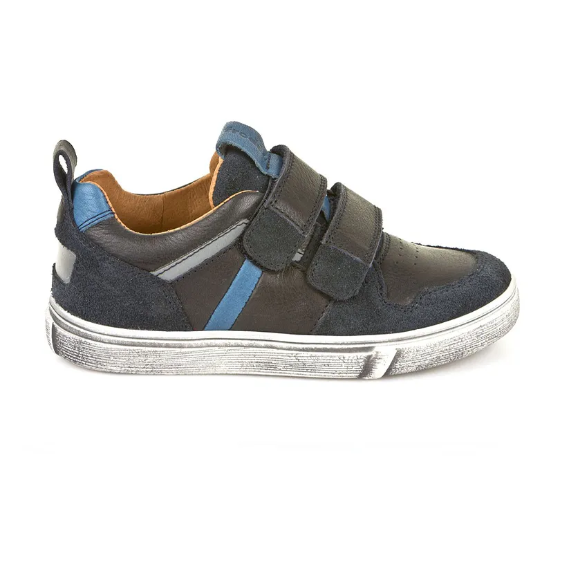 Froddo Boys Navy Leather Trainers