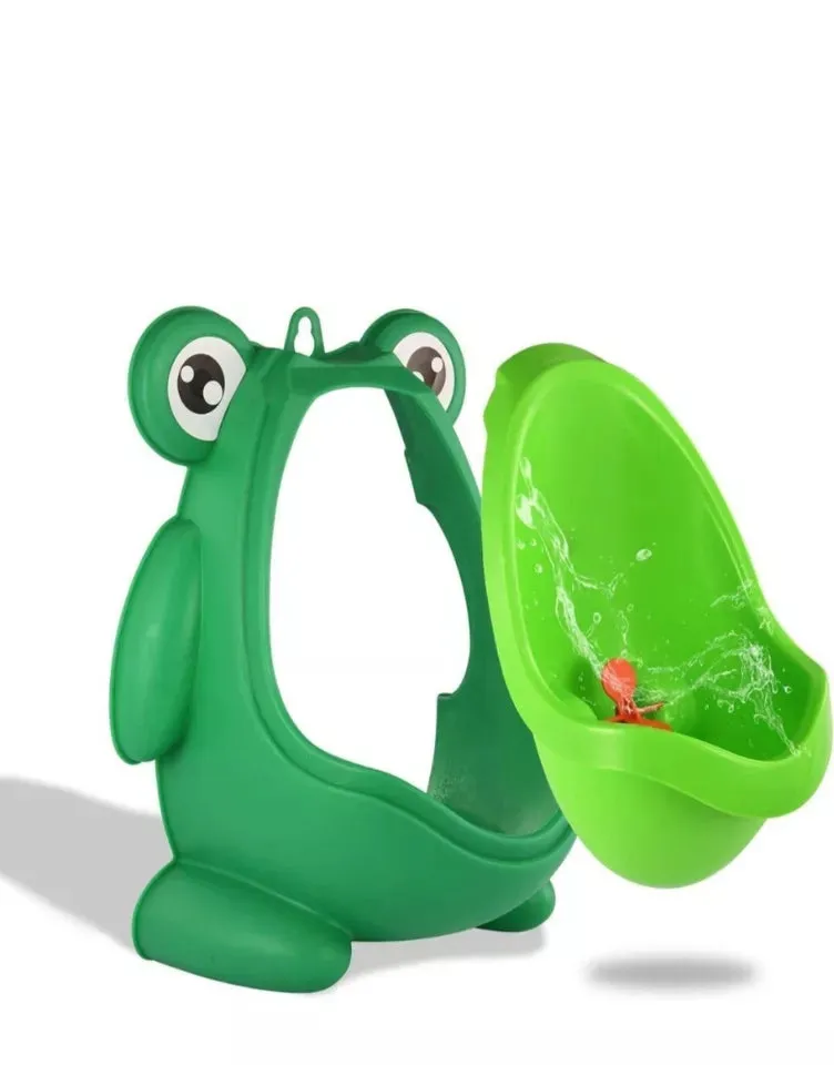 Frog-Shaped Boy Toilet Trainer