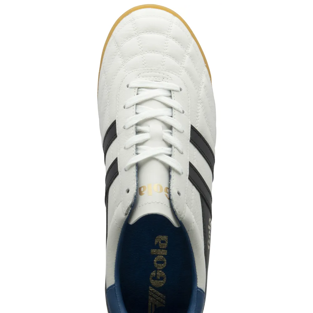 Gola Stadium White/Black/Marine Blue Mens Trainers