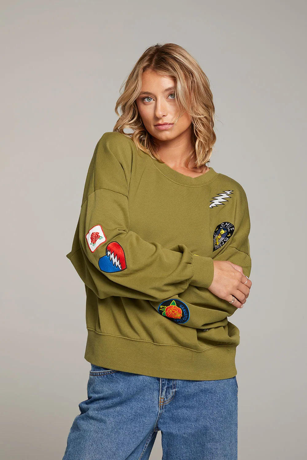 Grateful Dead Patches Long Sleeve