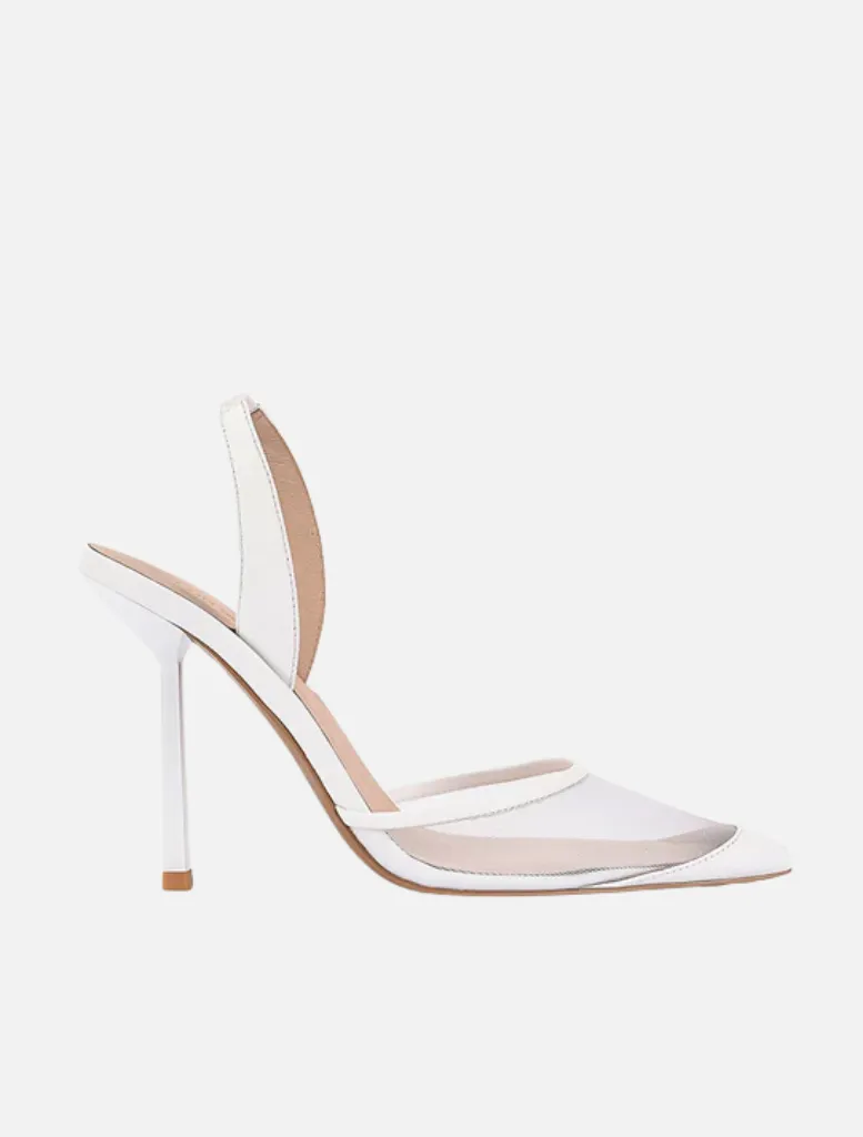Harley Heel - White Mesh