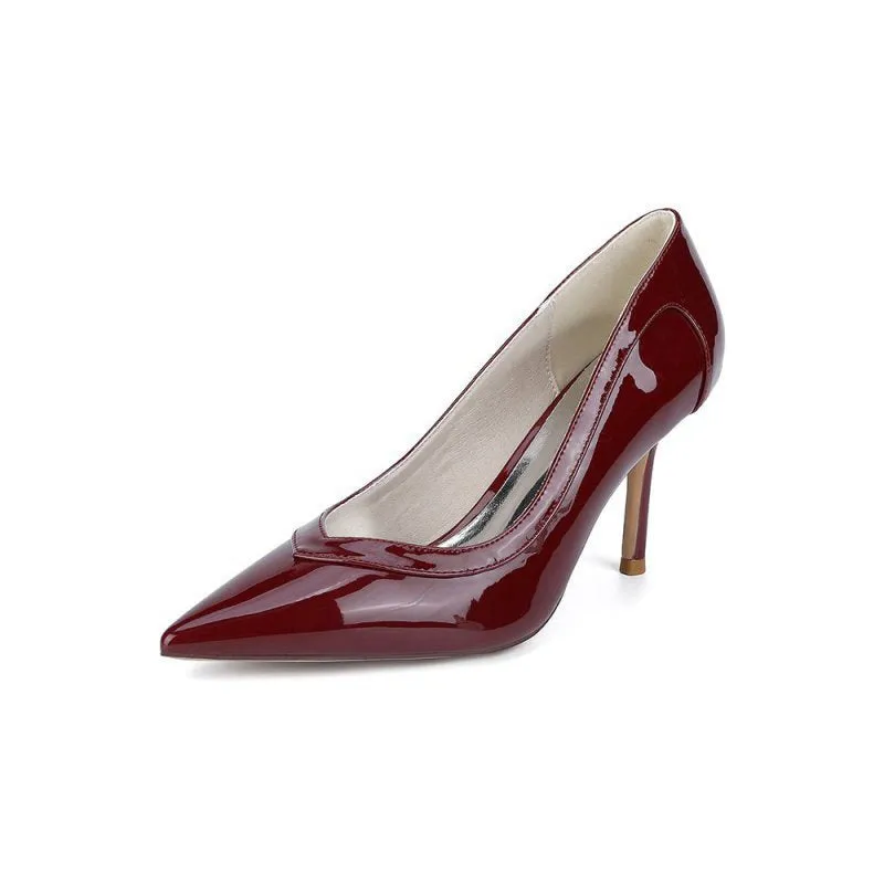 High Heels with Natural Wood Heel