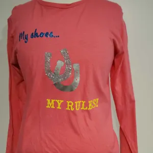 Hot Pink Long Sleeve T Shirt Ladies M