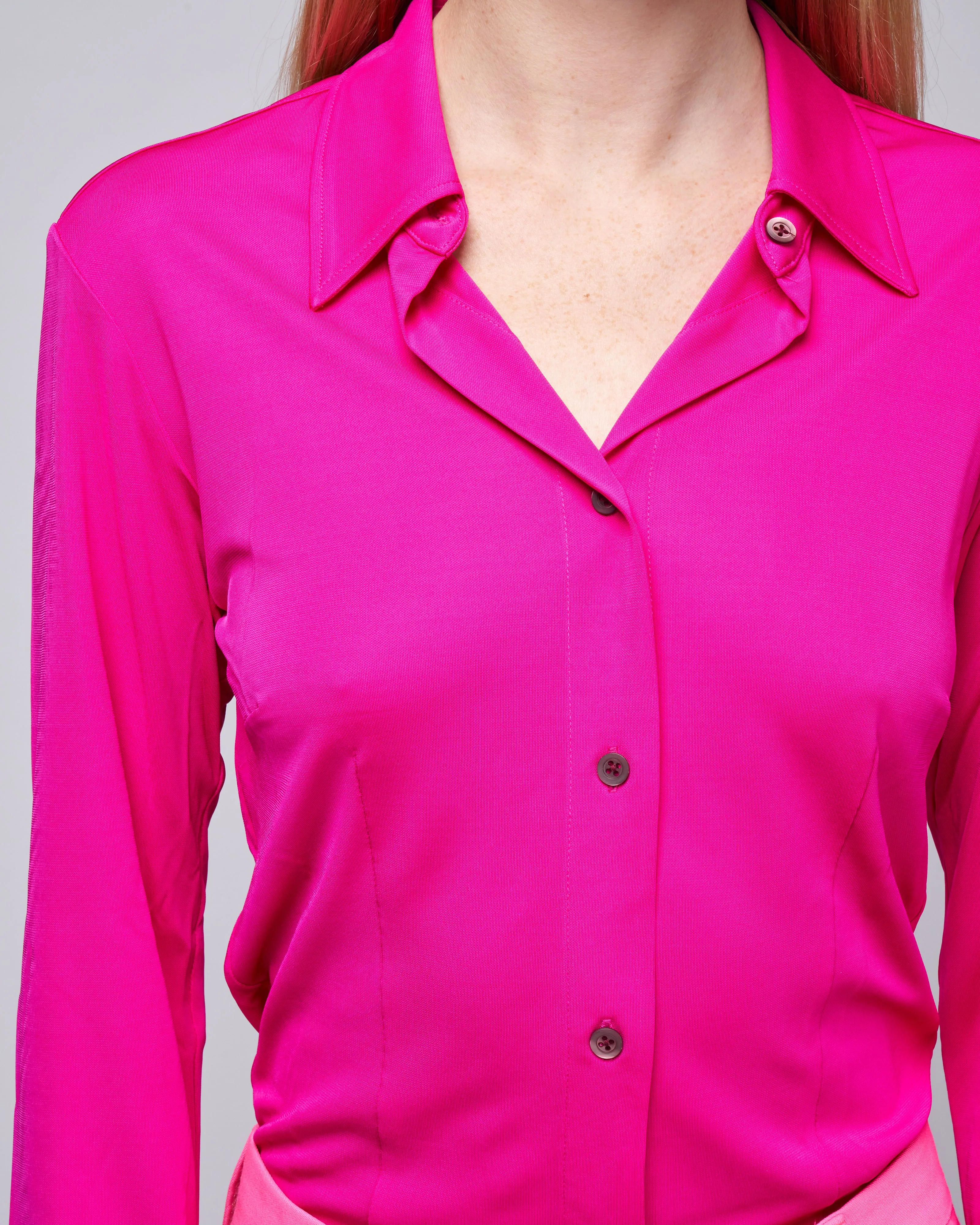 huto shirt - fuchsia