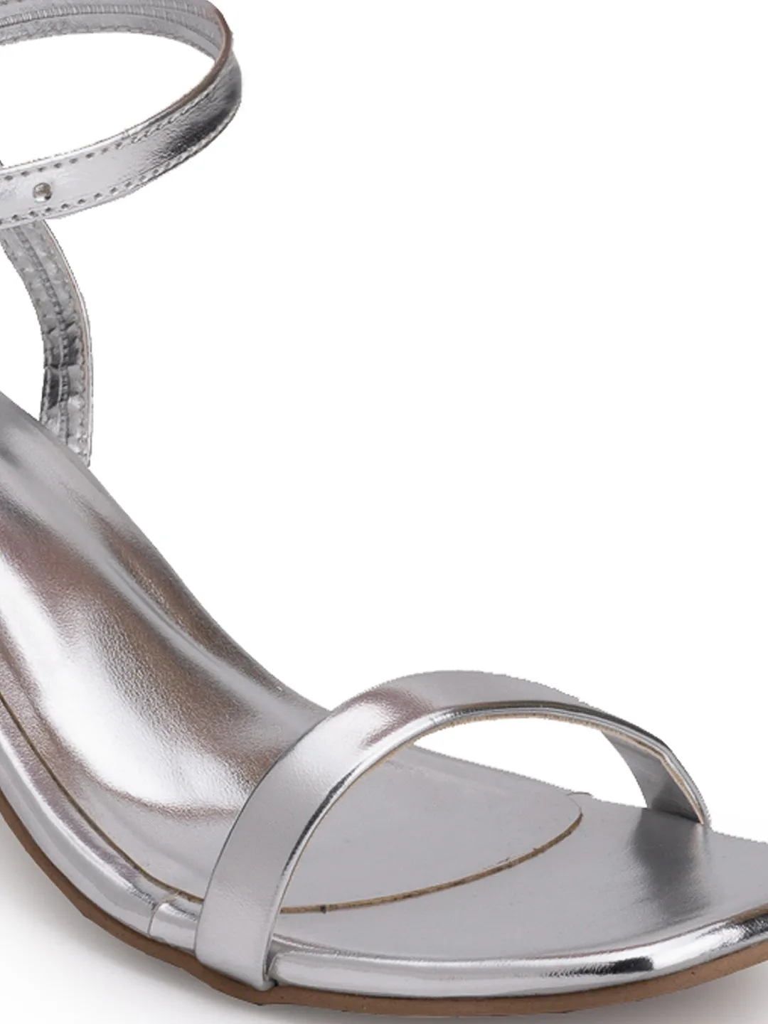 Hydes N Hues Silver Tower Heels
