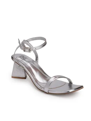 Hydes N Hues Silver Tower Heels