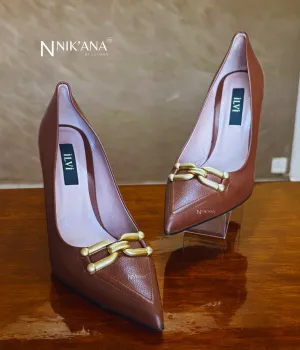 iLVi010-High Heels: Brown