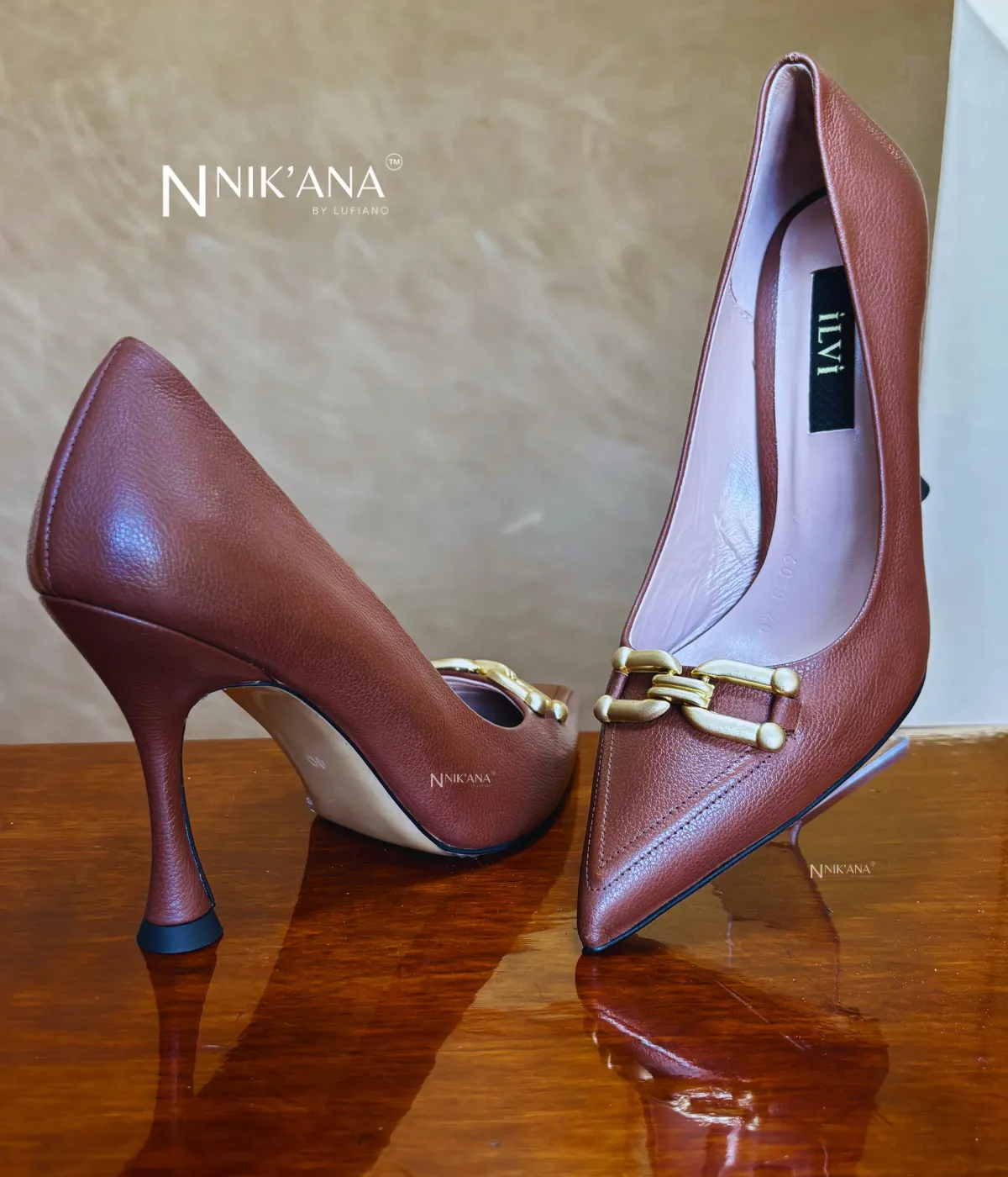 iLVi010-High Heels: Brown