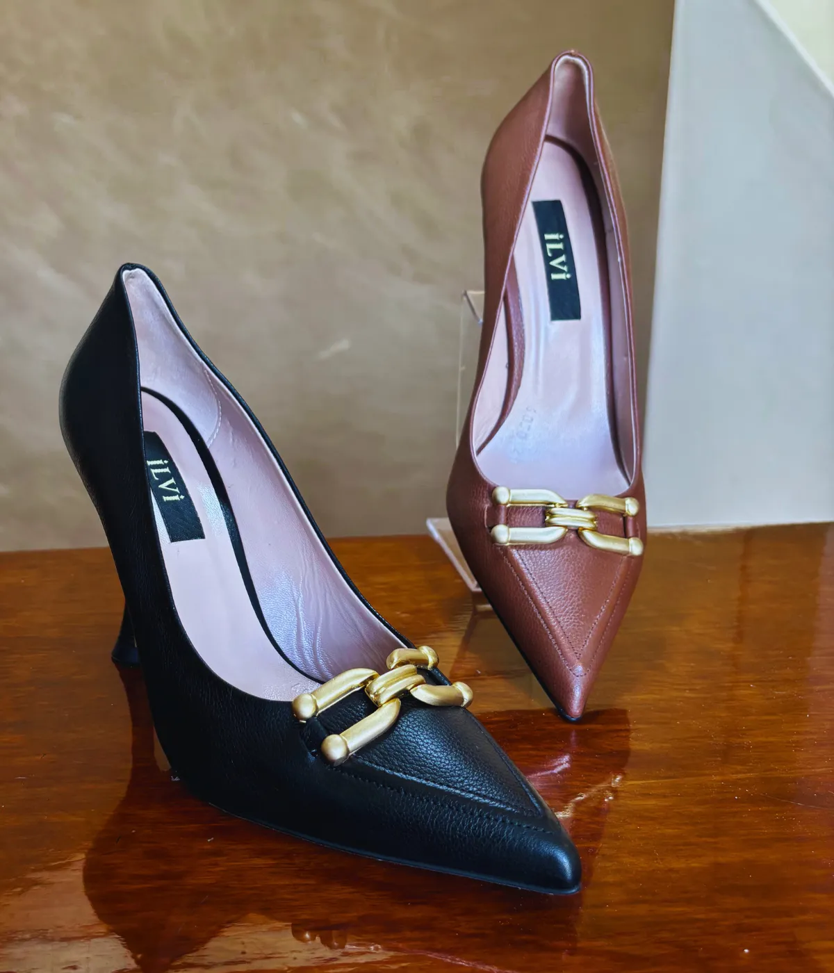 iLVi010-High Heels: Brown