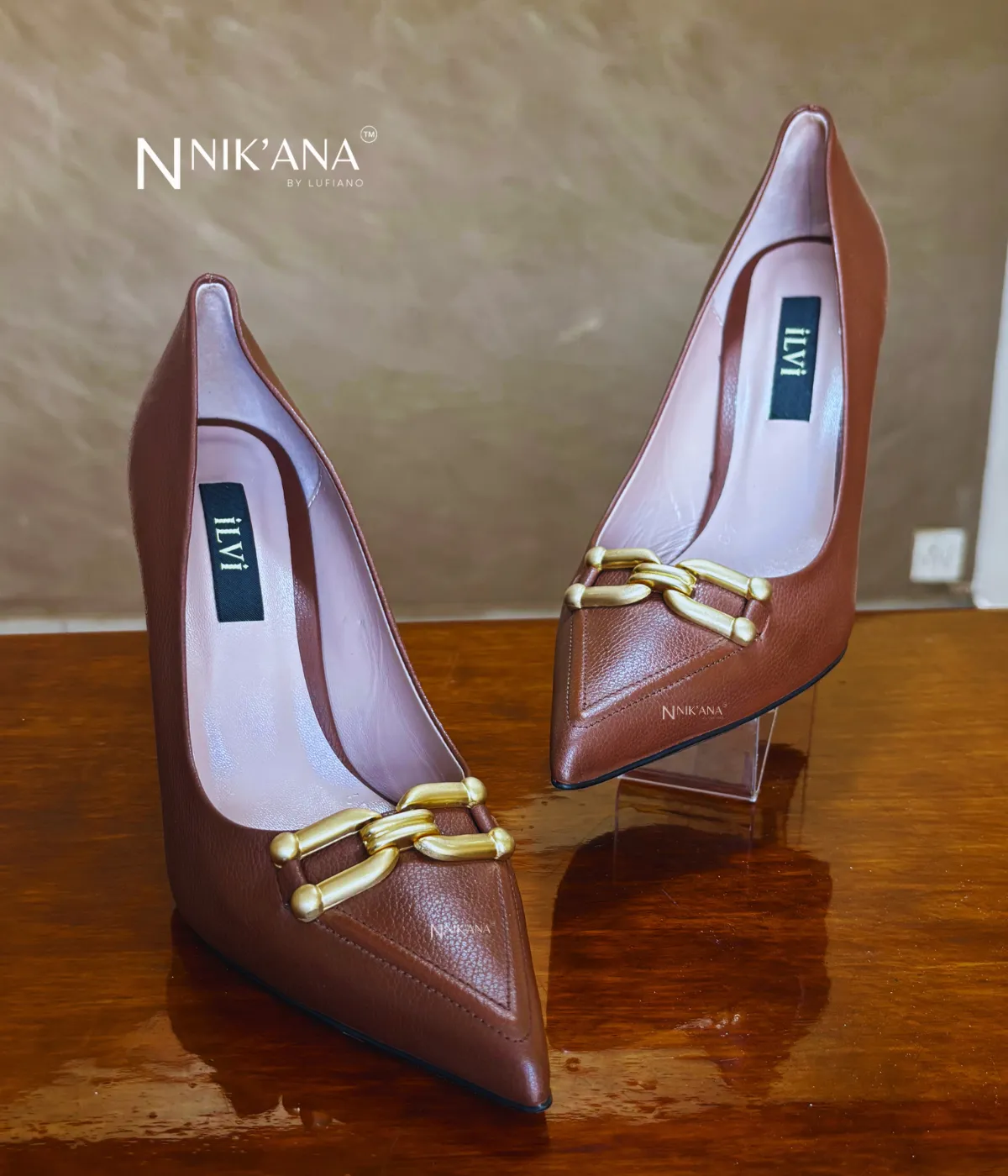 iLVi010-High Heels: Brown