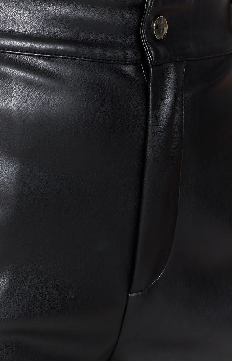 Izabella Cool Shade PU Hose Schwarz