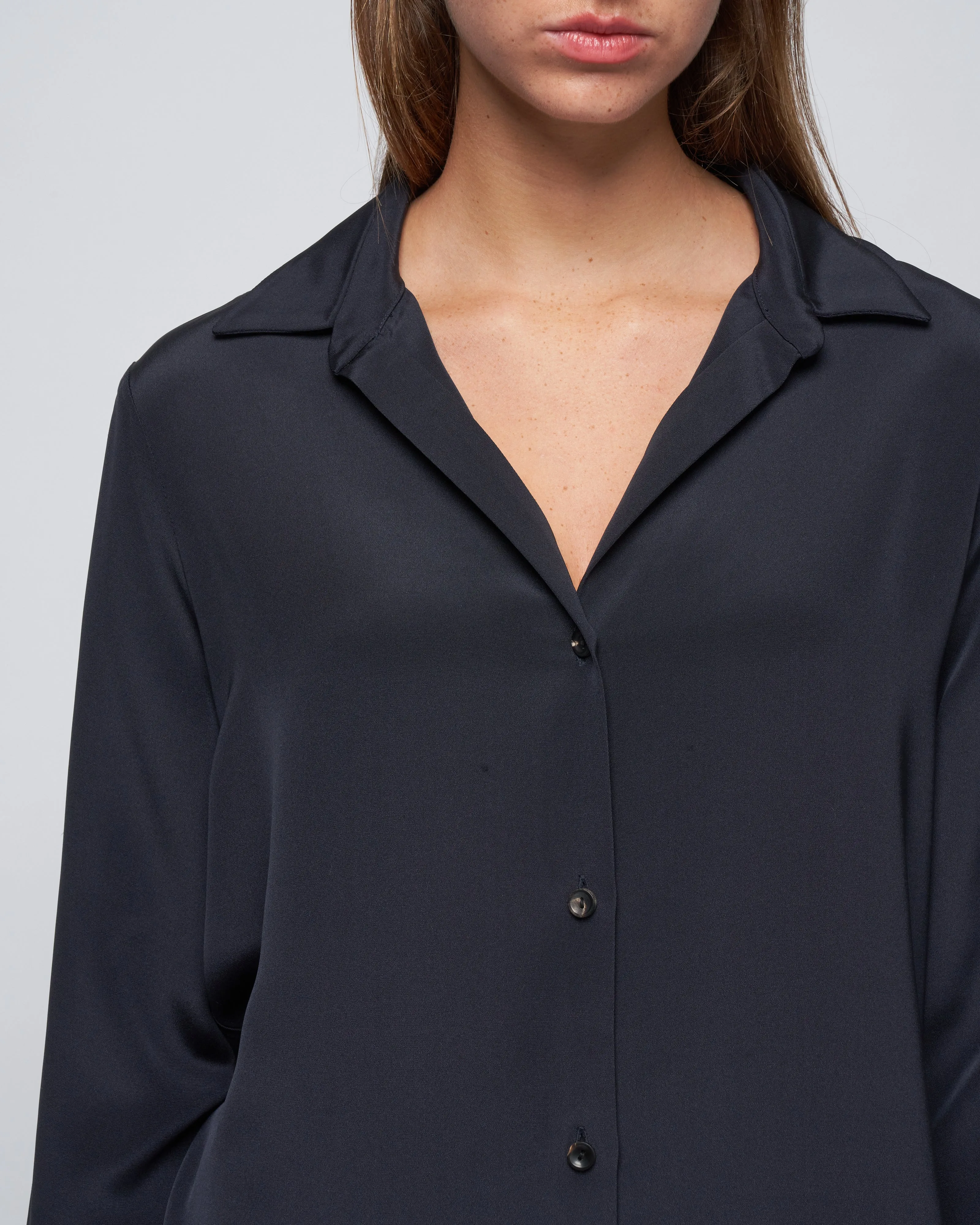 jackie oversized shirt - midnight
