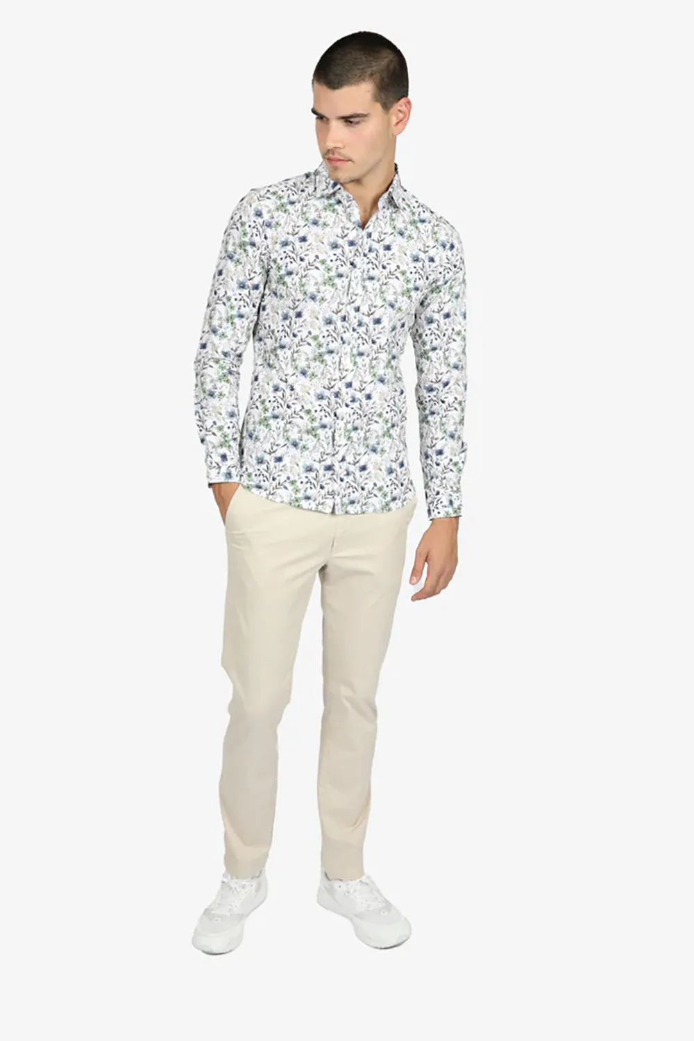 JAMES HARPER COTTON POPLIN L/S FLORIANA SHIRT JHS541