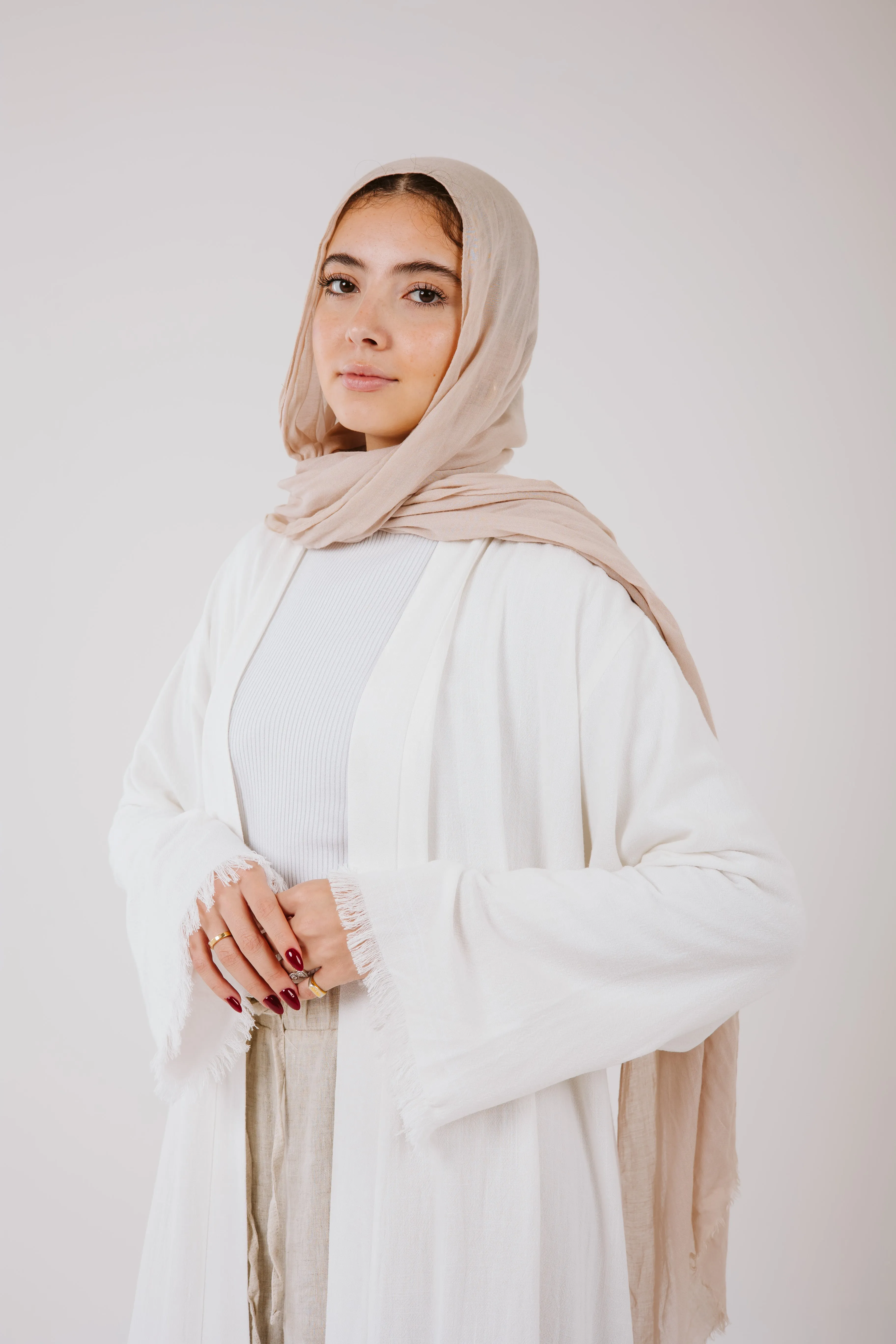 Jana cardigan in White