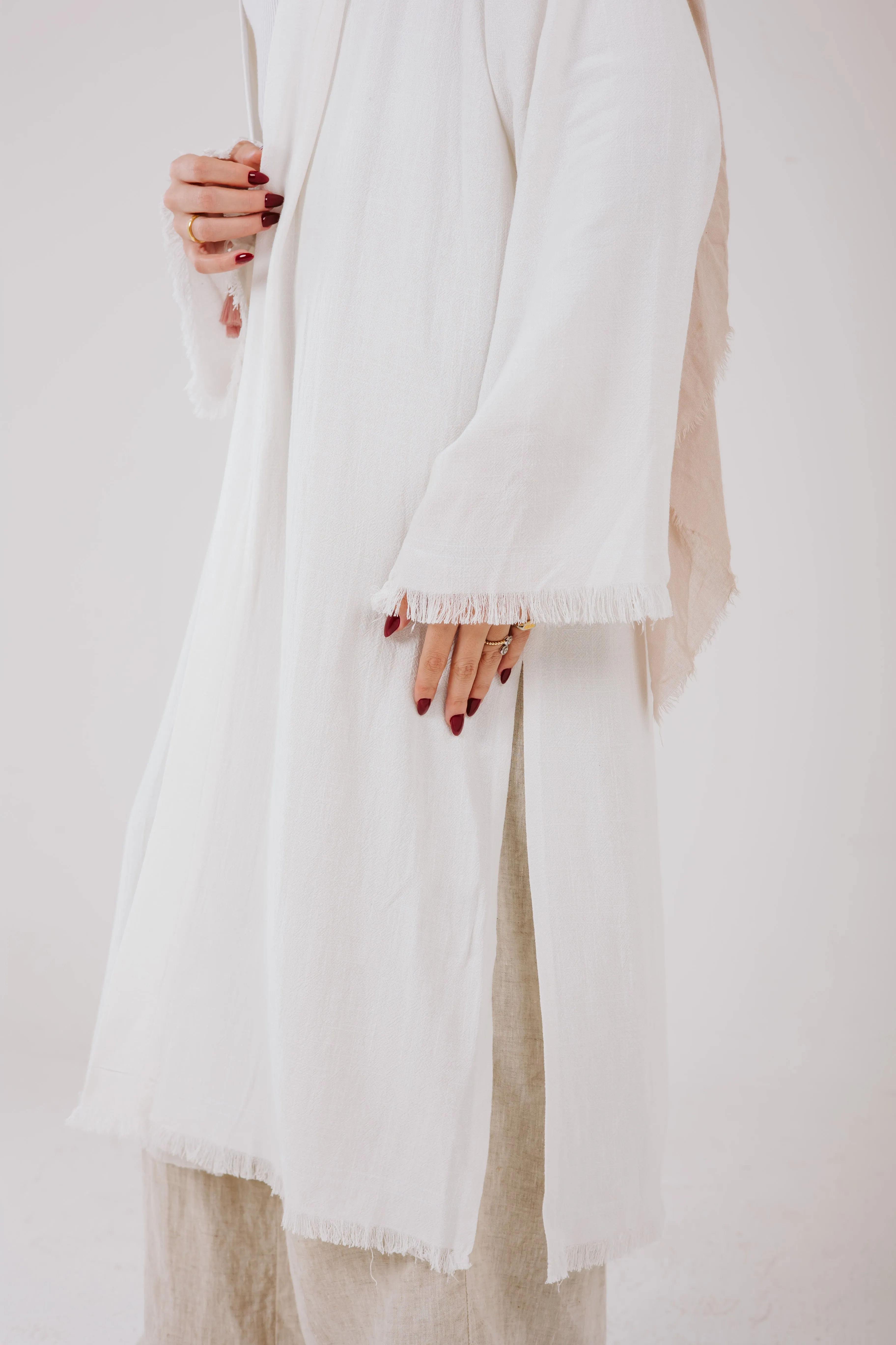 Jana cardigan in White