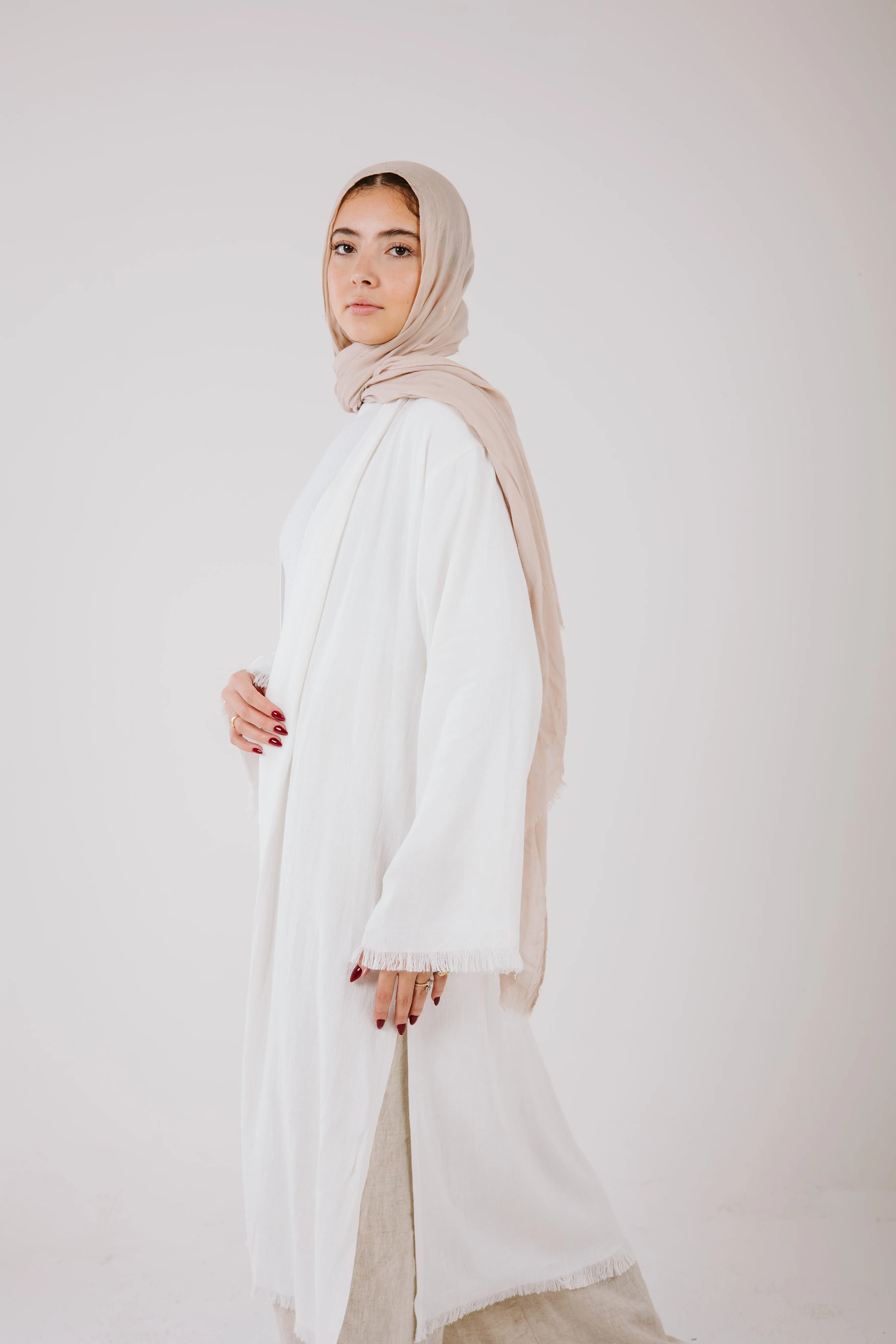 Jana cardigan in White