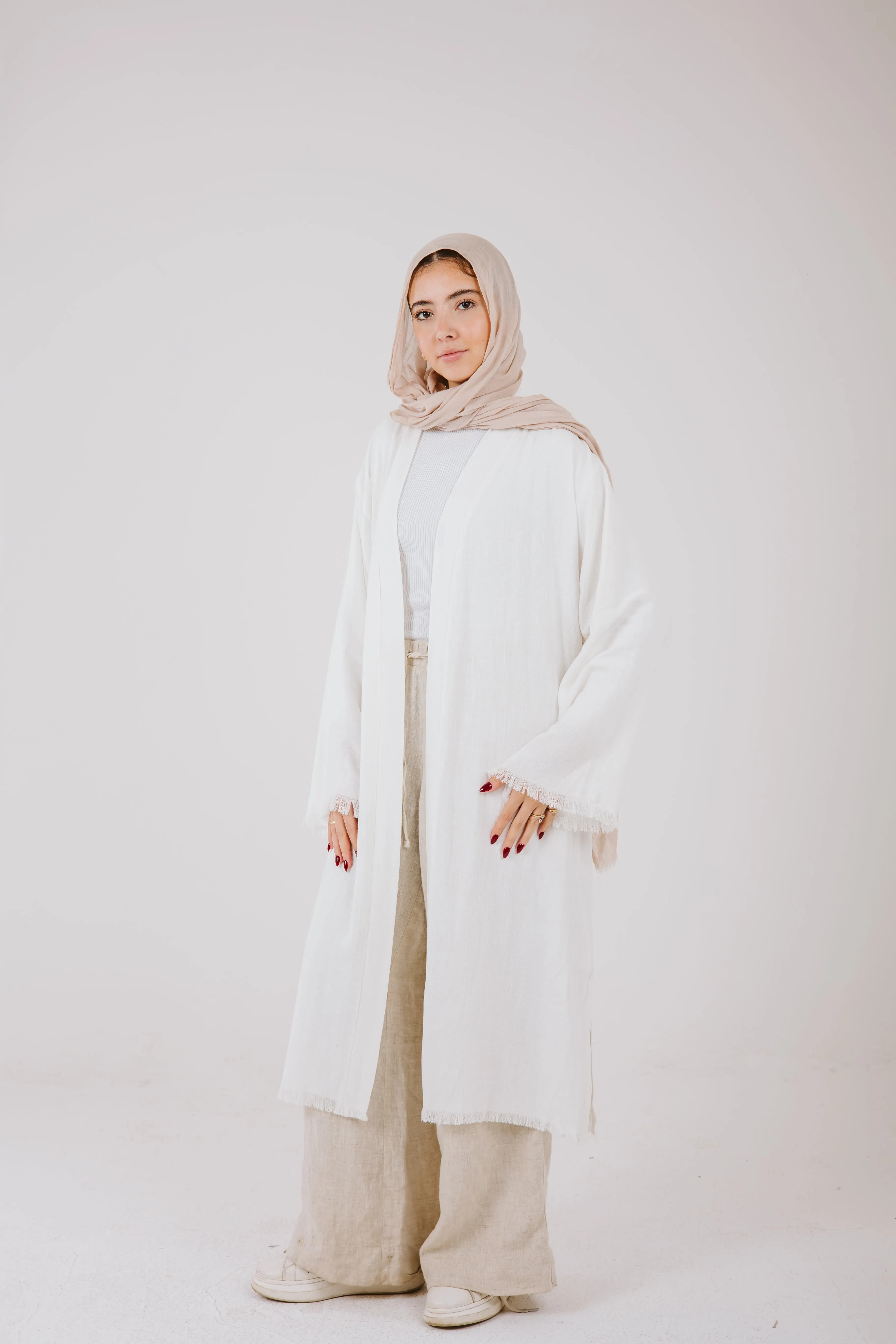 Jana cardigan in White