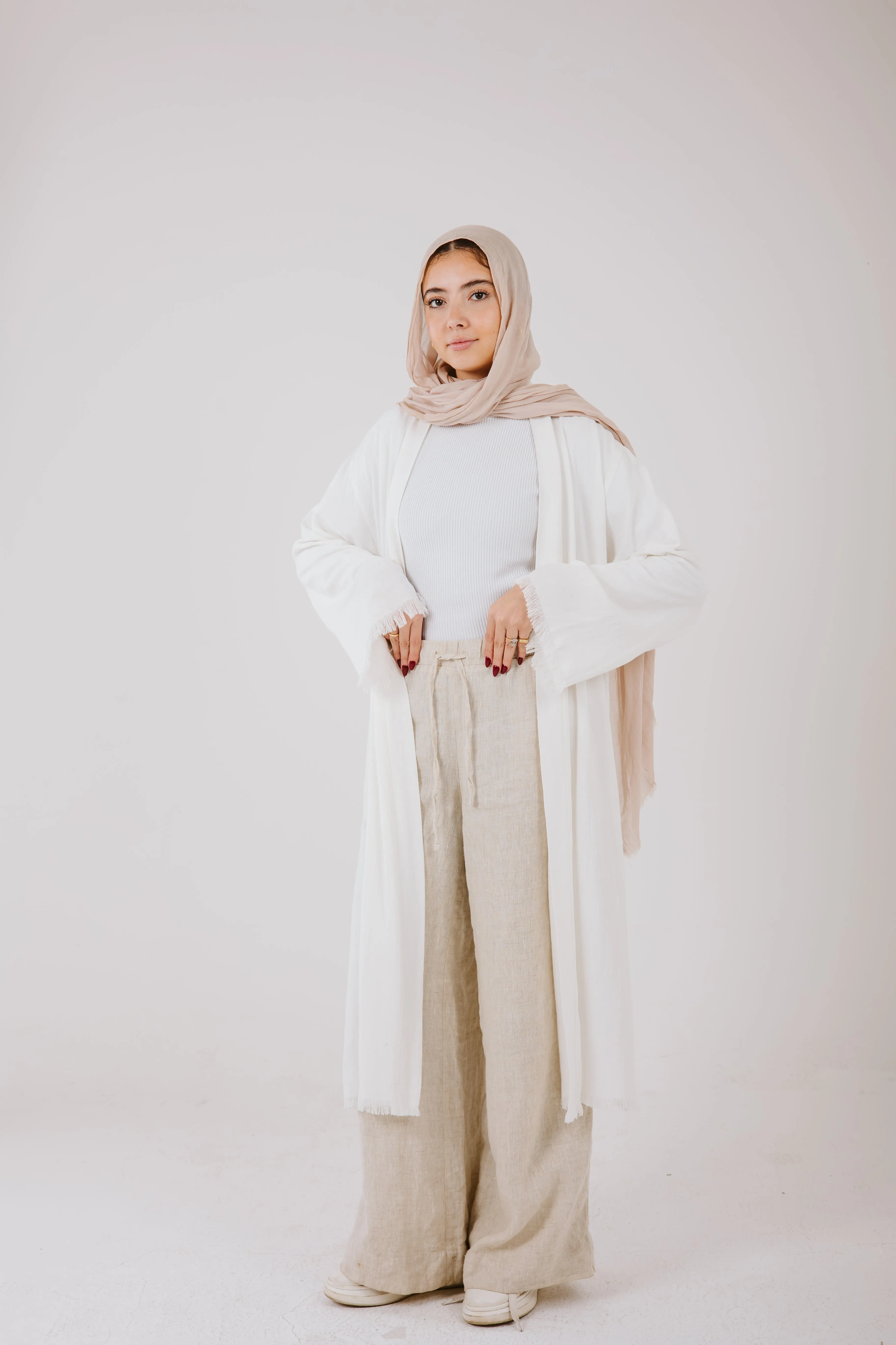 Jana cardigan in White