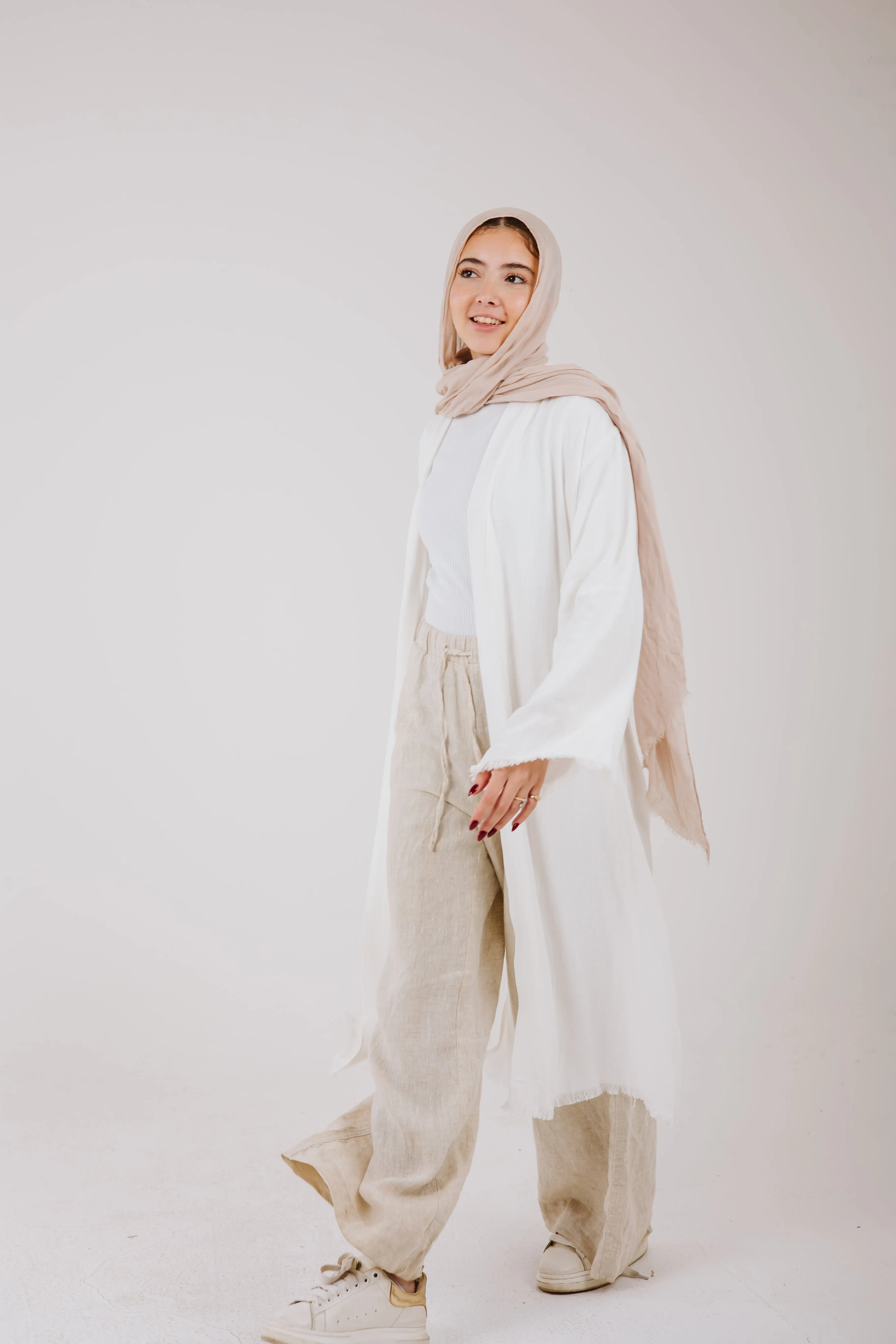 Jana cardigan in White