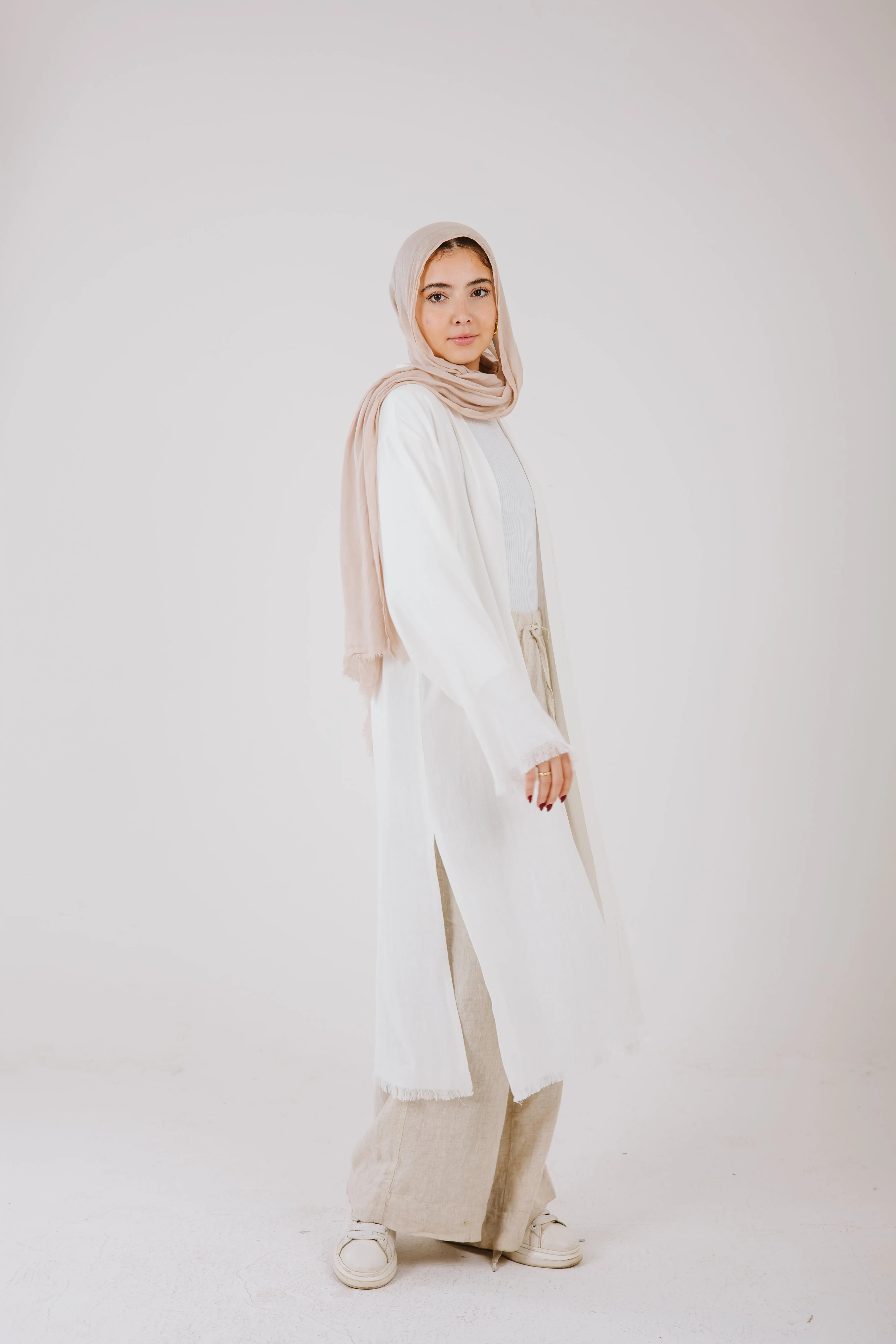 Jana cardigan in White