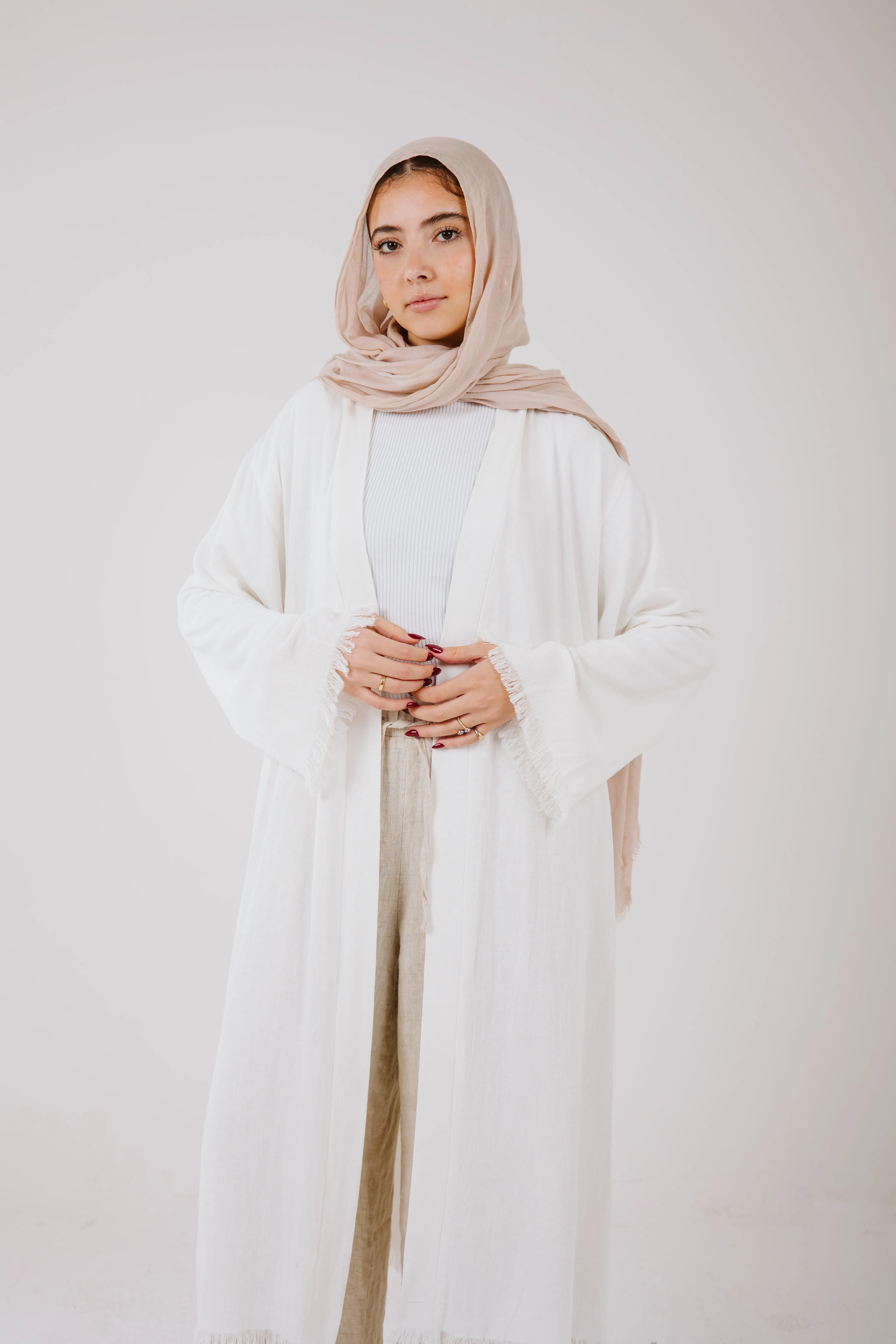 Jana cardigan in White