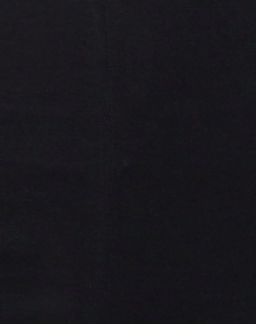 Jaso Cutout Unitard in Black