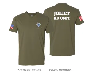 Joliet Police K9 Unit Comfort Unisex Cotton SS Tee - 96mvTX