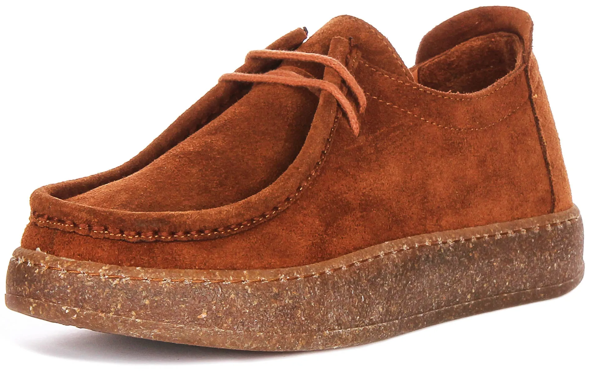 Justinreess England Brynn Suede In Brown For Women