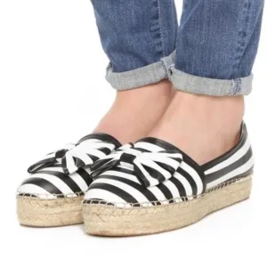 Kate spade stripe espadrille