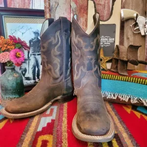 Kids' Leather Boots “Dark Brown” by Old West   BSY1904