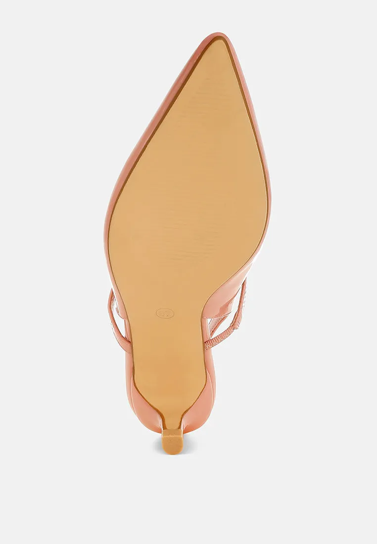 Kitten Heel Slingback Sandals By RUW