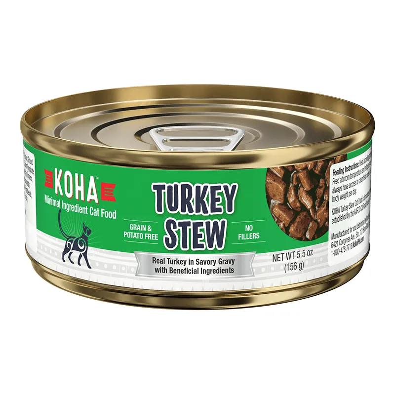 Koha Cat Minimal Ingredient Stew Turkey