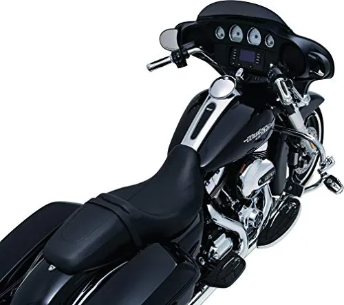 Kuryakyn 4566 Motorcycle Foot Control Component: Zombie Skull Driver Board Floorboard Covers for 1984-2019 Harley-Davidson Motorcycles, Chrome, 1 Pair
