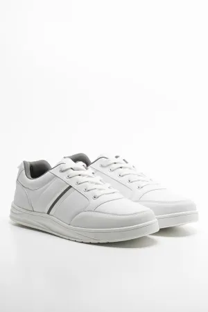 Lace Up Trainer White