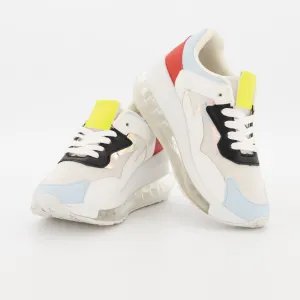 Ladies Sleek Air Bubble Multi Colour Sneaker