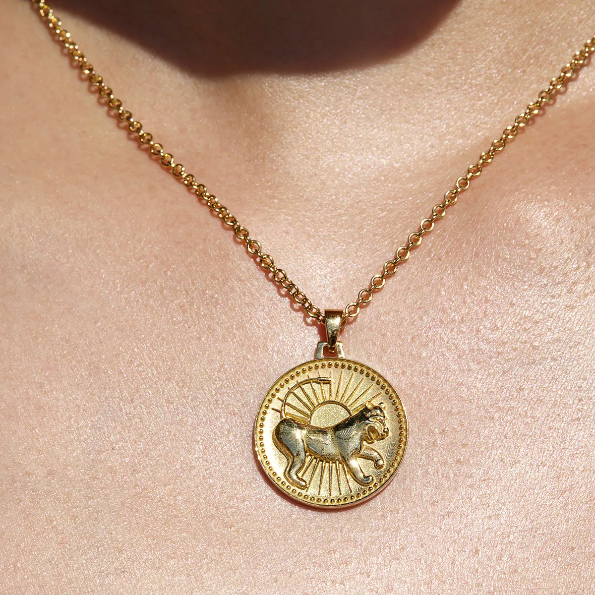 Leo Zodiac Pendant Necklace